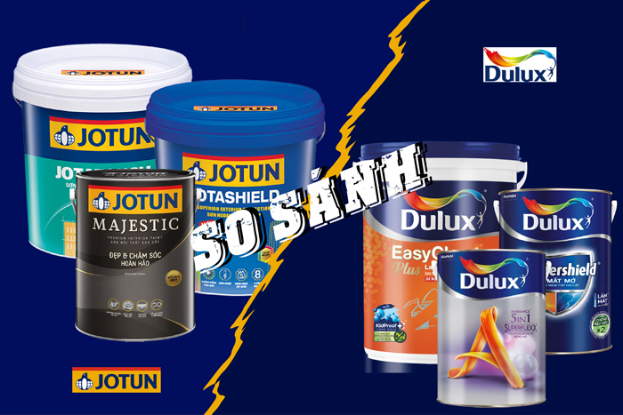 Đem đến một cuộc so sánh thật chính xác với Jotun, sơn Dulux sẽ là sự lựa chọn hoàn hảo cho ngôi nhà của bạn. Với chất lượng và độ bền vượt trội, sơn Dulux là sự lựa chọn hoàn hảo cho ngôi nhà hoàn hảo của bạn.