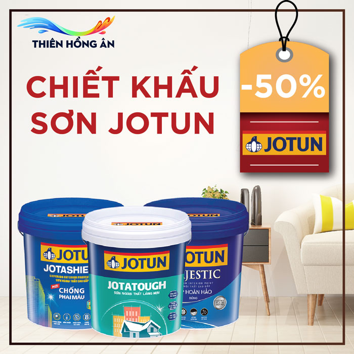 Chiết khấu sơn Jotun: Cơ hội giảm giá đến 10% cho sản phẩm sơn Jotun đang chờ đón bạn. Hãy nhanh chân đến ngay cửa hàng của chúng tôi để tận hưởng sự ưu đãi này và đem về cho gia đình mình một không gian sống đẹp hơn.