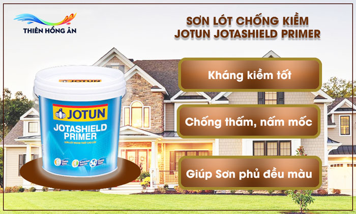Các nhà thầu dày dặn kinh nghiệm khuyên bạn nến sử dụng sơn lót cao cấp Jotun Jotashield Primer cho ngoại thất.